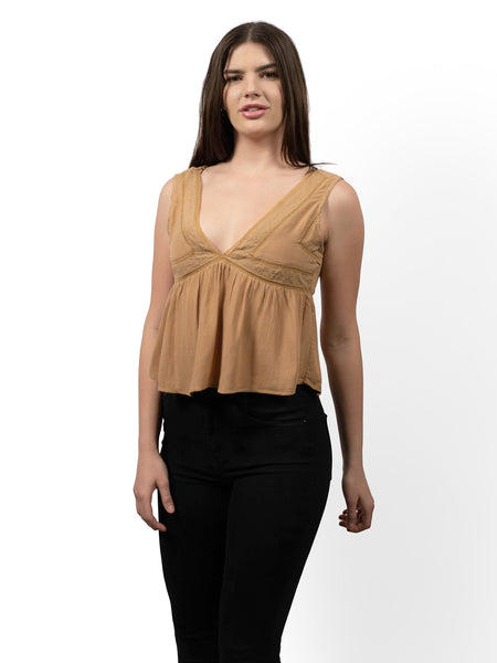 Melrose Place Tops Tan