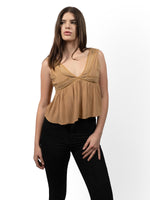 Melrose Place Tops Tan