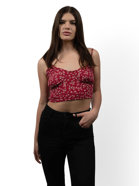 Melrose Place Tops Red
