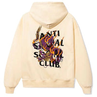 Anti Social Social Club ASSC Quivering Liquids Hoodie - Ecru