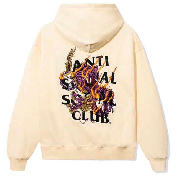 Anti Social Social Club ASSC Quivering Liquids Hoodie - Ecru