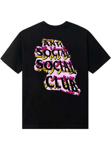 Anti Social Social Club Twisted Quickness Tee - Black