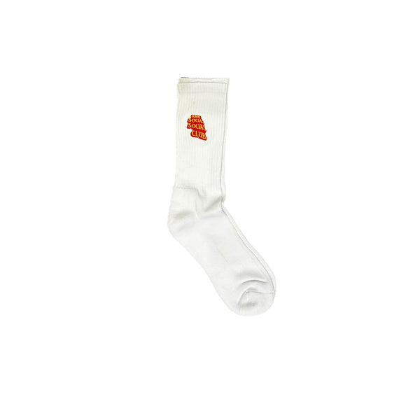 Anti Social Social Club NARROW ESCAPE EMBROIDERED SOCKS - WHITE