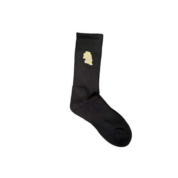 Anti Social Social Club NARROW ESCAPE EMBROIDERED SOCKS - BLACK