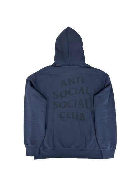 Anti Social Social Club Deaf Tone Premium Hoodie - MIDNIGHT BLUE