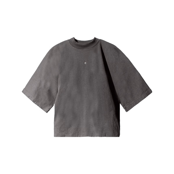 Yeezy Gap Engineered by Balenciaga Logo No Seam Crop Tee - Dark Grey