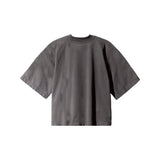 Yeezy Gap Engineered by Balenciaga Logo No Seam Crop Tee - Dark Grey
