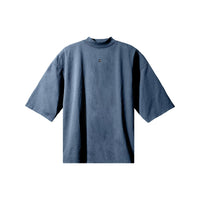 Yeezy Gap Engineered by Balenciaga Logo 3/4 Sleeve Tee - Dark Blue