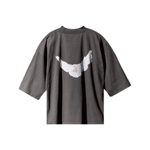 Yeezy Gap Engineered by Balenciaga Dove 3/4 Sleeve Tee - Dark Grey