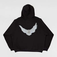 YGEBB 2022 Shrunken Dove Hoodie In Black