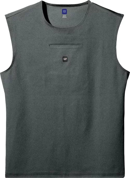 Yeezy Gap Engineered by Balenciaga Sleeveless Second Skin 'Dark Green' Men's