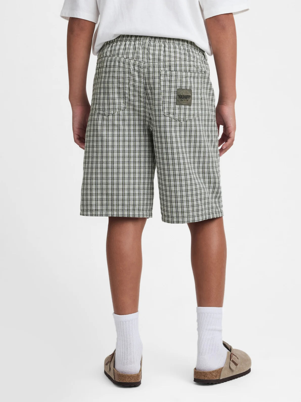 Gap - MadHappy - Oversized Plaid Short - Sea Spray