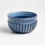 NS COVE INDIGO SERVING BOWL