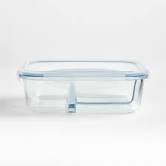 Crate & Barrel - CORRINE GLASS LUNCH CNTNR LG