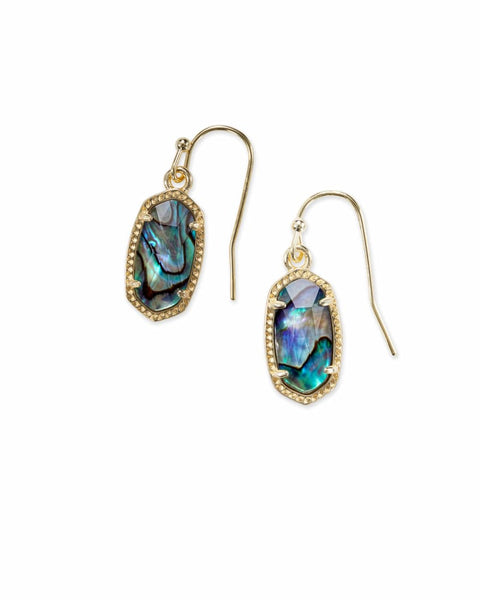 Lee Earring Gold Lilac Abalone