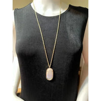 Rae Necklace Gold White MOP
