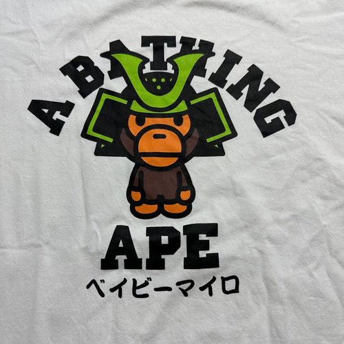 A Bathing Ape Baby Milo Samurai Tee BLACK